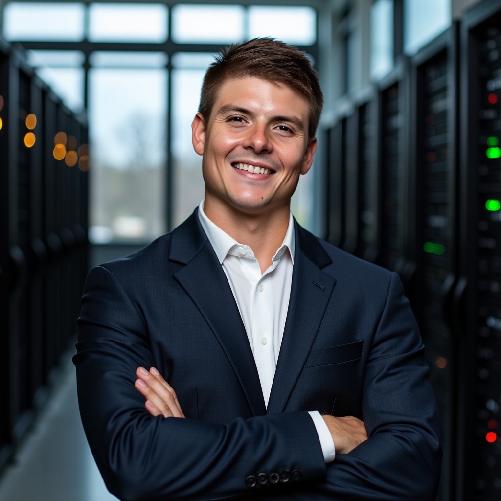 AI headshot example: executive corporate portrait